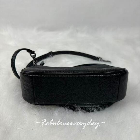 Coach Teri Mini Crossbody Bag With Rivets In Leather/Gunmetal/Black Multi CCE44 - Picture 7 of 8